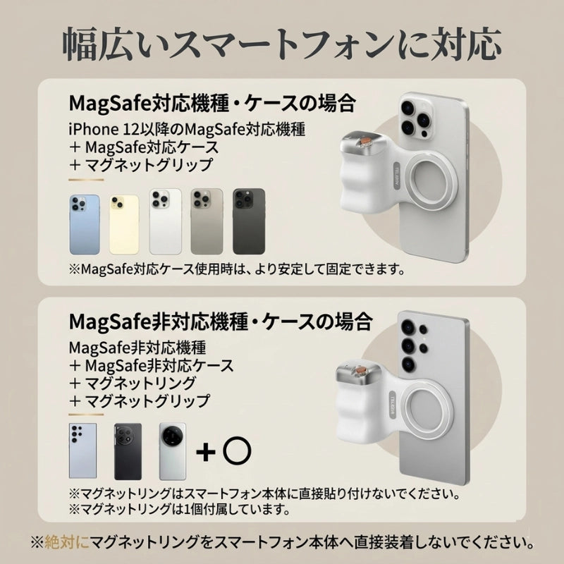 フォトグリッププロ – PhotoGrip Pro – 一人でも 映える。