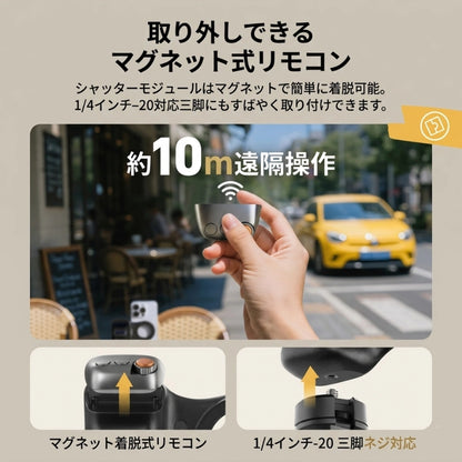 フォトグリッププロ – PhotoGrip Pro – 一人でも 映える。