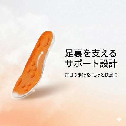 楽足インソール™｜足の疲れをやさしく軽減