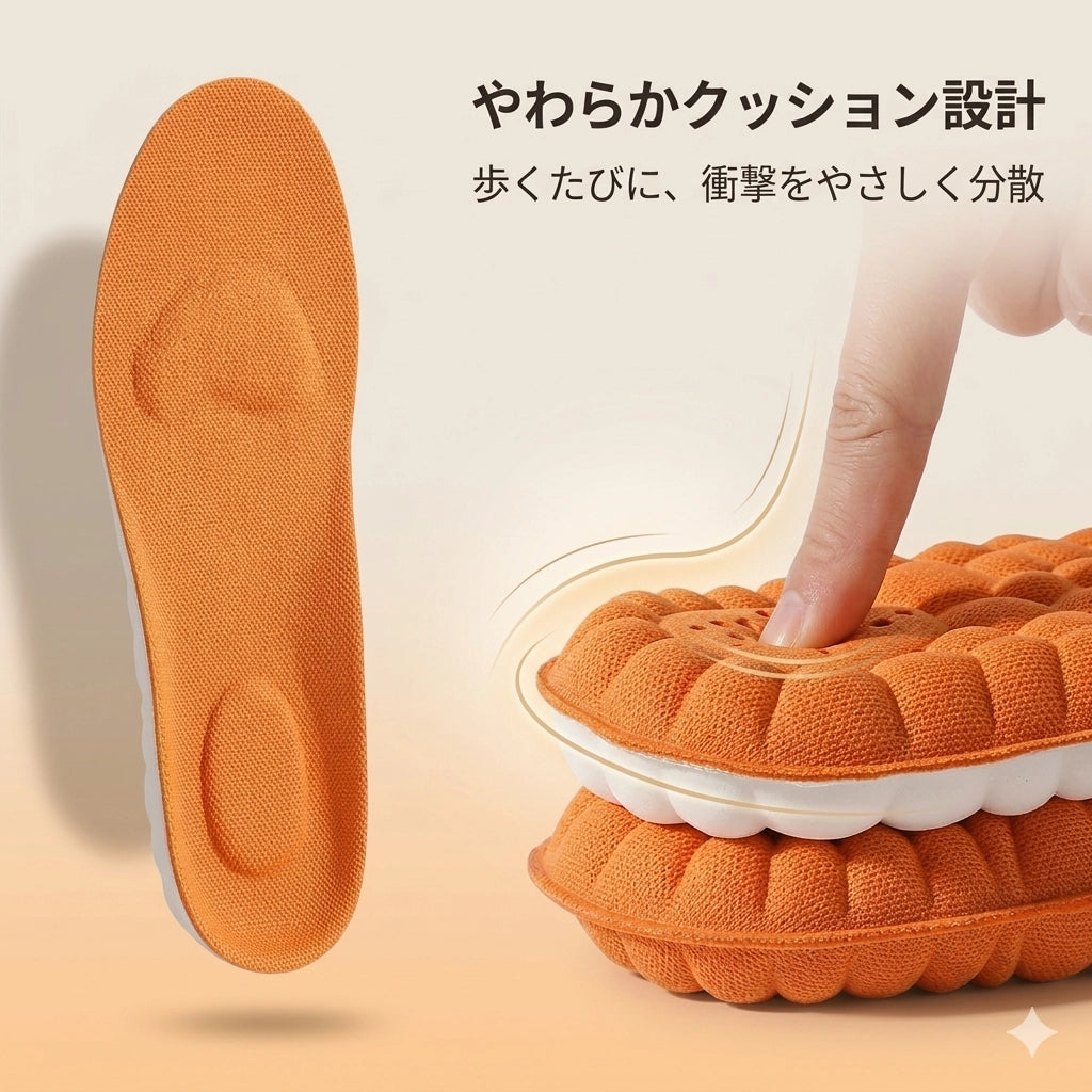 楽足インソール™｜足の疲れをやさしく軽減