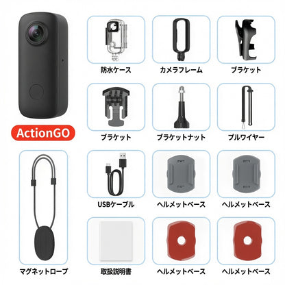 ActionGO 超小型4Kアクションカメラ
