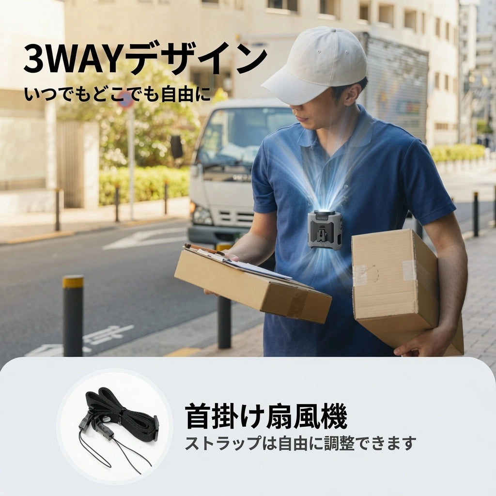 FreeBreeze™ 手ぶら快適ファン