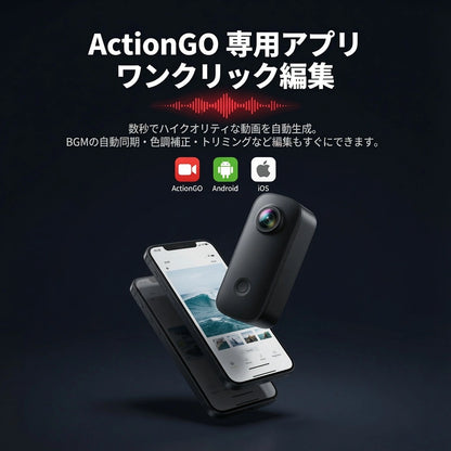 ActionGO 超小型4Kアクションカメラ